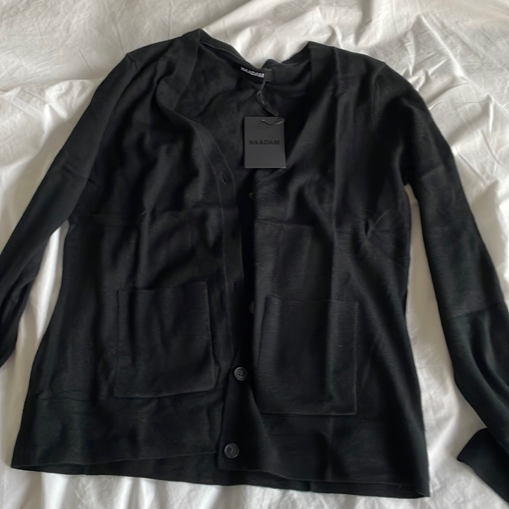 Naadam small cardigan- fancy cashmere, never worn with tags.